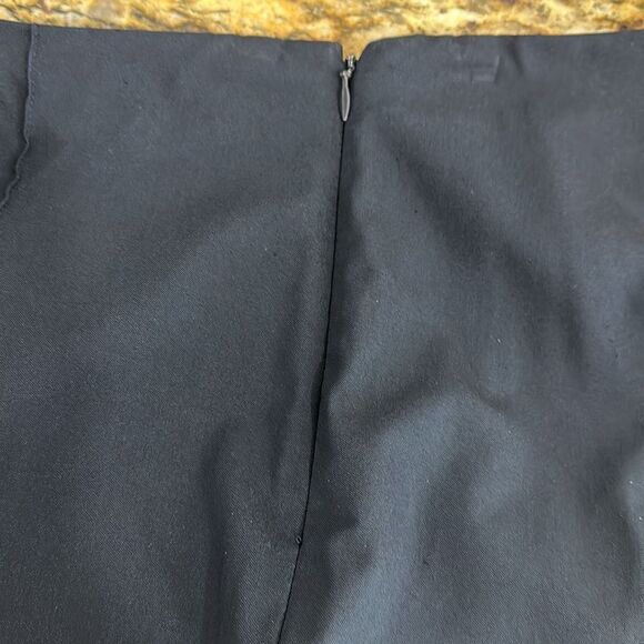 Theory Navy Blue Slim Leg Mid Rise Cropped Pants Size 4 - Picture 4 of 10